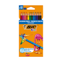 BIC Kids Tropicolors kleurpotloden in etui (12 stuks) 83256611 240463