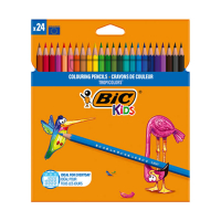 BIC Kids Tropicolors kleurpotloden in etui (24 stuks) 116612FC 9375183 246449