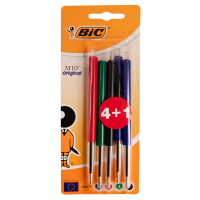 BIC M10 Clic balpen medium assorti (5 stuks) 876753 224659