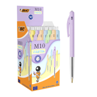 BIC M10 Clic balpen medium assorti pastel (50 stuks) 224661