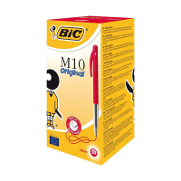 BIC M10 Clic balpen medium rood (50 stuks) 1199190123 224604