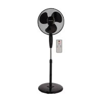 BRASQ F100 statiefventilator zwart (40 cm) 828981