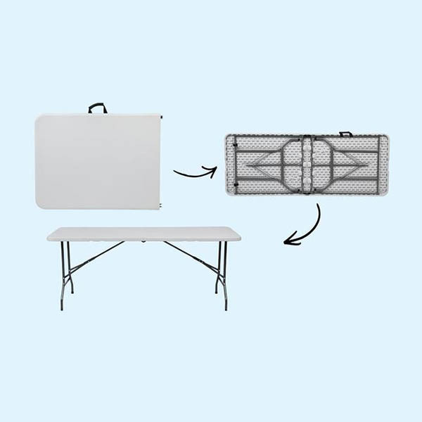BRASQ FT180 vouwtafel wit 202118 - 2