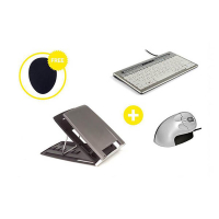 Bakker & Elkhuizen Essentials toetsenbord, muis, muismat en laptopstand 298267