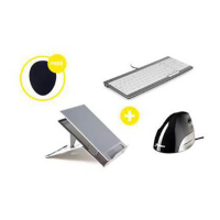 Bakker & Elkhuizen Premium toetsenbord, muis, muismat en laptopstand 298252