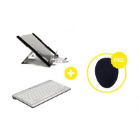 Bakker & Elkhuizen Professional toetsenbord, muismat en laptopstand 298262