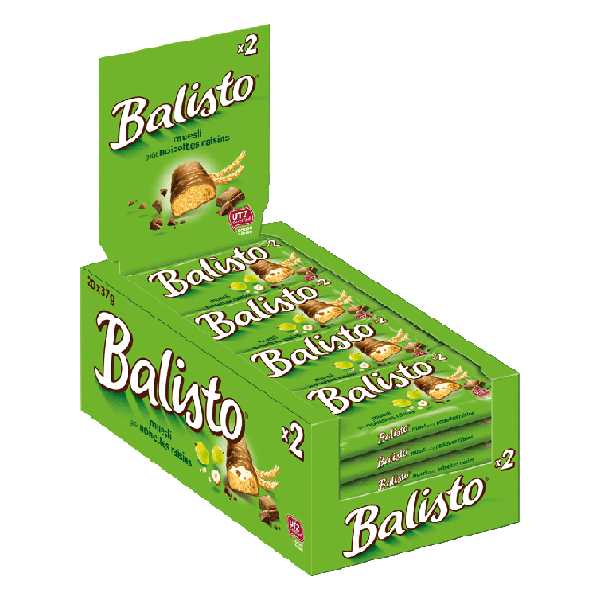 Balisto Muesli Rozijn reep single (20 stuks) 58784 423279 - 1