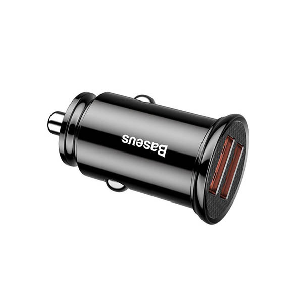 Baseus 2x USB-A auto snellader 30W 828645 - 1