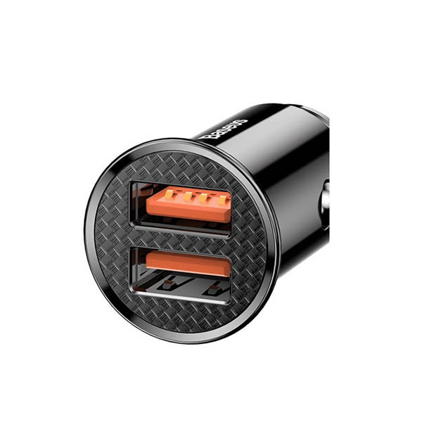 Baseus 2x USB-A auto snellader 30W 828645 - 2