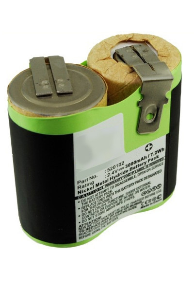 Black & Decker 520102 accu (3000 mAh, 123accu huismerk) ABL00133 - 1