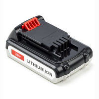 Black & Decker BL1518 / BL2018 / LBX20 accu (20 V, 1.5 Ah, 123accu huismerk) 20VMax BL1318 BL1318-XJ BL1518 BL1518-XJ ABL00116
