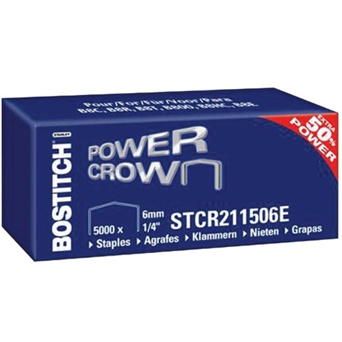 Bostitch B8 power crown nietjes (5000 nietjes) STCR211506Z 204108 - 1