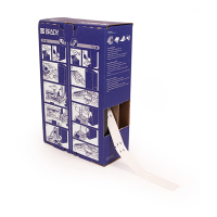 Brady BM-10x60-348-WT polyolefin tags wit 10 mm x 60 mm (origineel) BM-10x60-348-WT 148046