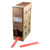 Brady BM-10x60-7643-RD polyurethaan tags rood 10 mm x 60 mm (origineel) 148042 - 1