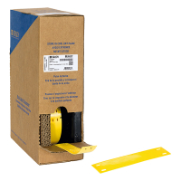Brady BM-15X75-7598-YL polyester tags geel 15 mm x 75 mm (origineel) BM-15X75-7598-YL 148019