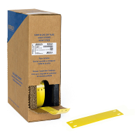 Brady BM-25x75-7643-YL polyurethaan tags geel 25 mm x 75 mm (origineel) BM-25x75-7643-YL 148023