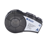 Brady M21-131-499 tape nylonweefsel zwart op wit 25,40 mm x 12,70 mm (origineel) M21-131-499 147494