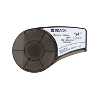 Brady M21-250-595-YL tape vinyl zwart op geel 6,35 mm x 6,40 m (origineel) M21-250-595-YL 147162