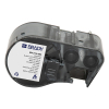 Brady M4-214-483 polyester labels zwart op wit 50,80 mm x 25,40 mm (origineel) 147972 - 1