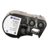 Brady M4C-500-414 polyester klitmateriaal labels zwart op wit 12,70 mm x 3,66 m (origineel) 147965 - 1