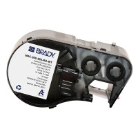 Brady M4C-500-595-RD-WT vinyl labels wit op rood 12,70 mm x 7,62 m (origineel) M4C-500-595-RD-WT 147956