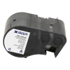 Brady M5C-1000-461 gelamineerde polyester labels zwart op wit 25,4 mm x 7,62 m (origineel) 148412 - 1