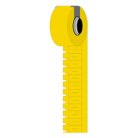 Brady M6-15x4.2-7597-YL polyethyleen labels geel 15 mm x 4,20 mm (origineel) M6-15x4.2-7597-YL 148100