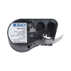 Brady MC-750-403 tape papier zwart op transparant 19,05 mm x 7,62 m (origineel) 147086 - 1