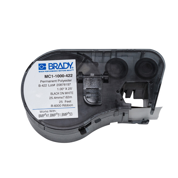 Brady MC1-1000-422 permanent polyester labels 25,4 mm x 7,62 m (origineel) MC1-1000-422 146120 - 1