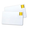 Magicard CR80 pvc kaarten wit met gouden HoloPatch-zegel (500 stuks) 145003 - 1