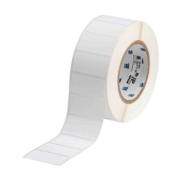 Brady THT-17-488-3 label polyester mat wit 50,80 x 25,40 mm (origineel) THT-17-488-3 147670 - 1