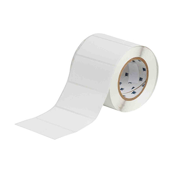 Brady THT-55-408-1 label herpositioneerbaar papier wit 101,60 x 50,80 mm (origineel) THT-55-408-1 147678 - 1