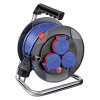 Brennenstuhl Garant kabelhaspel 3 stopcontacten blauw/zwart (15 meter) 1079850 399505