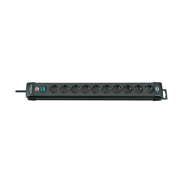 Brennenstuhl Premium-Line stekkerdoos met 10 stopcontacten schakelaar zwart (3 meter) 1951100100 399541 - 1