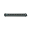 Brennenstuhl Premium-Line stekkerdoos met 10 stopcontacten schakelaar zwart (3 meter)