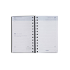 Brepols Breform Polyprop dagagenda met uurindeling 2027 zwart (1 dag per pagina) 6-talig 440268 - 2