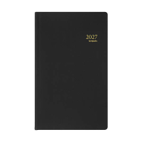 Brepols Breform Seta dagagenda met uurindeling 2027 zwart (1 dag per pagina) 6-talig 440266