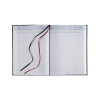 Brepols Bremax Santex dagagenda met kwartierindeling 2027 bordeaux (1 dag per pagina) 6-talig 440199 - 2