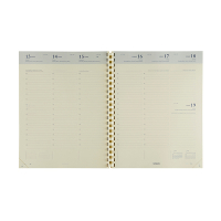 Brepols Concorde weekagenda met uurindeling 2026 navulling (1 week per 2 pagina's) 6-talig 0.240.9900.00.2.0 262483