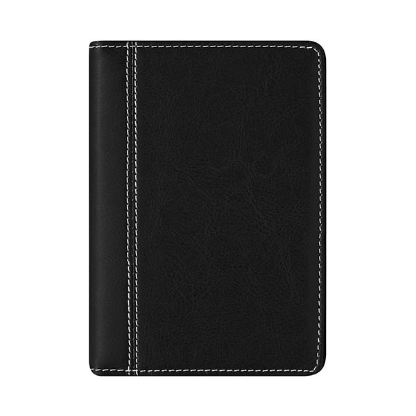 Brepols Delta Palermo weekagenda 2027 zwart (1 week per 2 pagina's) 6-talig 440331 - 1