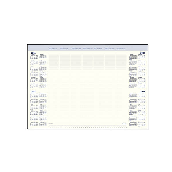 Brepols Desk Mate Seta bureauonderlegger 2027-2030 (35 vel) 4-talig 440224 - 1