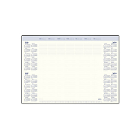 Brepols Desk Mate Seta bureauonderlegger 2027-2030 (35 vel) 4-talig 440224