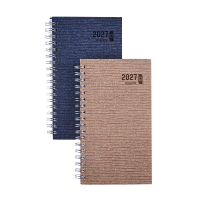 Brepols Ecorama Kazar weekagenda 2027 beige met spiraal (1 week per 2 pagina's) 6-talig 440355