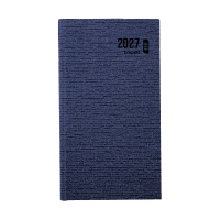 Brepols Ecorama Kazar weekagenda 2027 donkerblauw (1 week per 2 pagina's) 6-talig 440308
