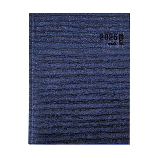 Brepols Ecotiming Kazar weekagenda met uurindeling 2026 blauw (1 week per 2 pagina's) 6-talig 0.180.0685.99.6.0BL 262485 - 1
