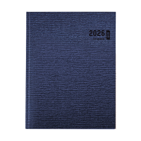 Brepols Ecotiming Kazar weekagenda met uurindeling 2026 blauw (1 week per 2 pagina's) 6-talig 0.180.0685.99.6.0BL 262485