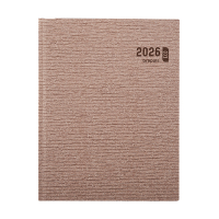 Brepols Ecotiming Kazar weekagenda met uurindeling 2026 bruin (1 week per 2 pagina's) 6-talig 0.180.0685.99.6.0BR 262484
