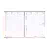 Brepols Ecotiming Kazar weekagenda met uurindeling 2027 beige met spiraal (1 week per 2 pagina's) 6-talig 440357 - 2