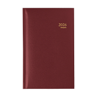 Brepols Interplan Lima weekagenda 2026 bordeaux (1 week per 2 pagina's) 6-talig 0.736.1255.04.6.0 262492