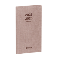 Brepols Interplan Nature 16 maanden weekagenda 2025-2026 beige (1 week per pagina) 6-talig 2.730.5425.99.6.0BEIGE 262395